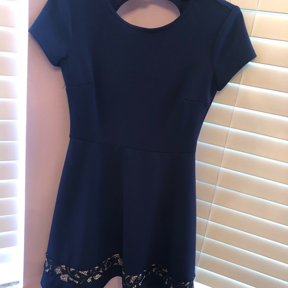 Navy blue dress from Dillard’s